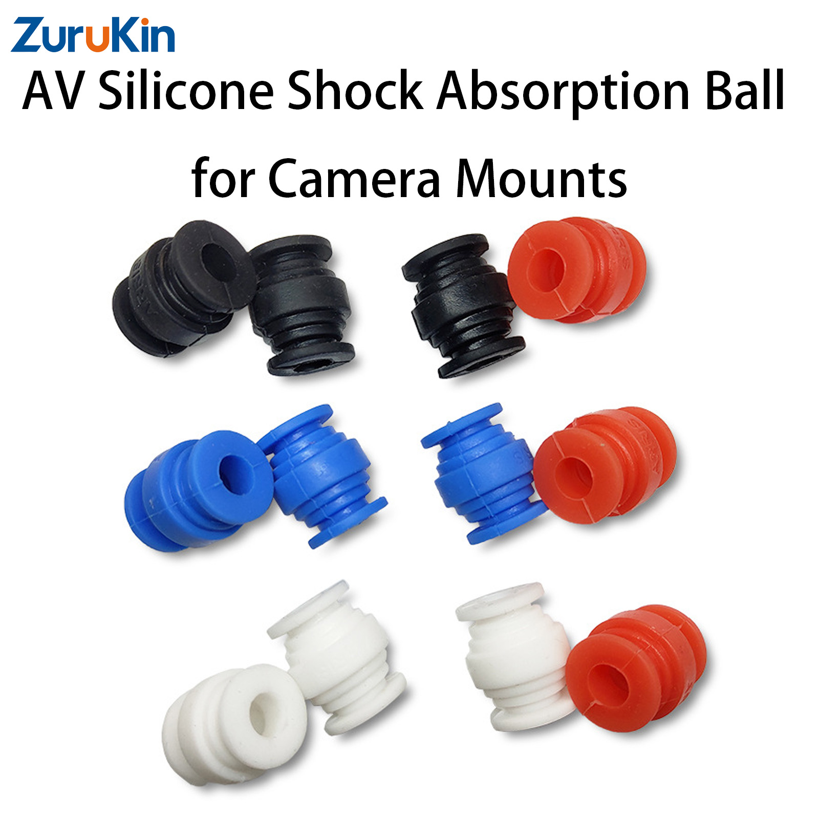 12pcs AV Silicone Shock Absorp - Drone Gimbal Mount ulasan dan harga